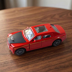 Die-Cast Metal Pull-Back Toy Car Ð Realistic Luxury Sedan Model
