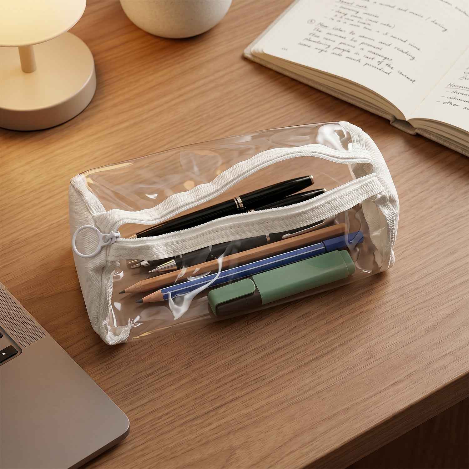 Transparent PVC Pencil Case Ð Stylish & Durable Stationery Organizer