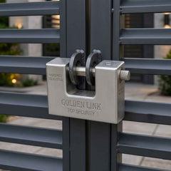 Stainless Steel Padlock 94mm – Hardened Security Lock | TitanVault