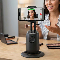 AI Face Tracking Mobile Holder Ð Hands-Free 360¡ Video Streaming