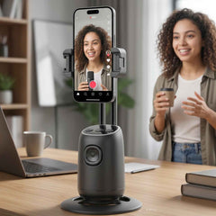 AI Face Tracking Mobile Holder Ð Hands-Free 360¡ Video Streaming