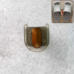 Self-Adhesive Wall Mount Slipper Holder – Space-Saving & Waterproof