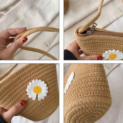 Jute Crossbody Bag – Lightweight Casual & Travel Essential