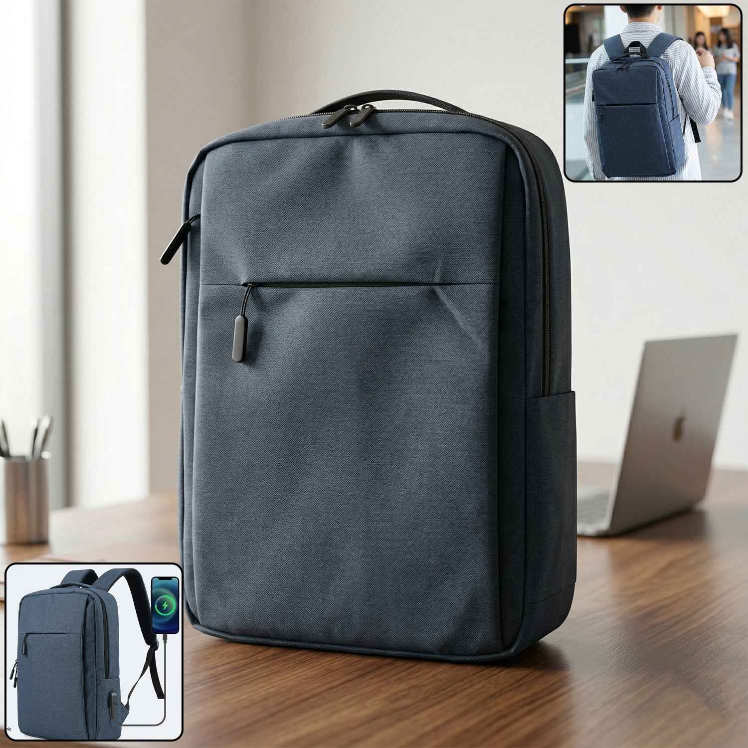 Multipurpose Travel Luggage Backpack with USB Port Ð Spacious & Secure
