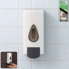 Wall Mounted Soap Dispenser – Refillable Push Button for Bathroom