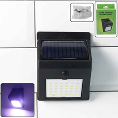Solar Powered LED Wall Light – Motion Sensor Outdoor Security Lamp