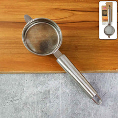 Medium Euro Mesh Strainer – Double Mesh Stainless Steel Filter
