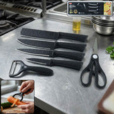 Kitchen Knife Set – Complete 6-in-1 Multipurpose Tool for Home & Kitchen