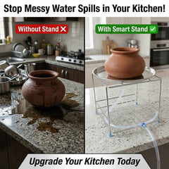 Multipurpose Stainless Steel Utensils Stand – Space-Saving Organizer