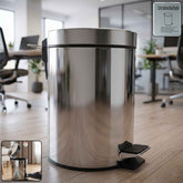 Stainless Steel Pedal Dustbin Ð Compact & Hygienic Waste Disposal
