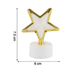 Star Shaped Flameless LED Candles – Set of 4 for Home Decor