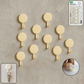 Self Adhesive Wall Hooks – No Drill, Strong Hold 10 Pack