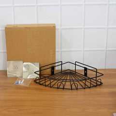Wall-Mounted Corner Bathroom Storage Rack – Space-Saving Organizer