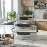 Plastic Airtight Food Storage Container Set – Keep Food Fresh and Organized