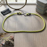 Heavy duty elastic bungee cord with hooks for secure cargo tying