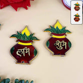 Shubh Labh Kalash Wall Hangings – Traditional Prosperity Decor Set