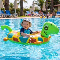 Kids Inflatable Turtle Swim Ring Ð Safe & Durable Pool Float