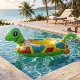 Kids Inflatable Turtle Swim Ring Ð Safe & Durable Pool Float