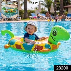 Kids Inflatable Turtle Swim Ring Ð Safe & Durable Pool Float