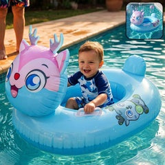 Kids Inflatable Cartoon Animal Swim Ring Ð Safe Water Support