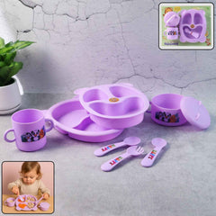 Children’s Tableware Dining Set – Durable Panda Print Meal Kit