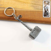 Metal Hammer Shape Keychain – Durable Alloy Miniature