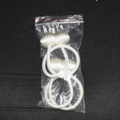 Magnetic Curtain Tiebacks – No-Drill Braided Rope Holdbacks (2 Pc)