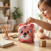Kids Money Bank Ð Durable Metal Piggy Bank with Lock & Key