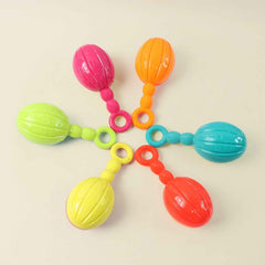 Baby Hand Rattle Set – 6-Piece Lightweight Musical Toys for Sensory Play