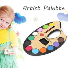 Non-Toxic Watercolor Set – 12 Vibrant Colours for Artists | PaintEdge