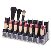 Acrylic Lipstick Holder – 24 Section Cosmetic Organizer | Organivo