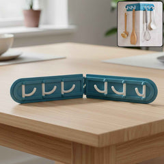 Foldable Rotating Wall-Mounted Hook Rack – Space-Saving Organizer