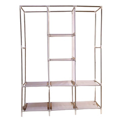 Portable Fabric Wardrobe Closet – 8 Spacious Compartments & Foldable Design