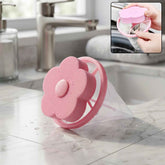 Laundry Lint Remover Ð Reusable Flower-Shaped Mesh Filter for Cleaner Clothes