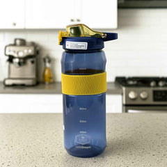 Sports Water Bottle 1400ml – Leakproof Flip Lock Lid with Straw