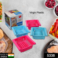 Fridge Storage Basket – Adjustable, Unbreakable Set | Organivo
