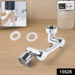 Universal Faucet Extension – Splash-Proof, 360° Rotatable Nozzle