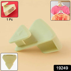 Plastic Triangle Hanger Connector Hook – Space-Saving Wardrobe Organizer