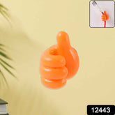 Hand-Shaped Silicone Wall Clip – Durable Organiser for Keys & Cables