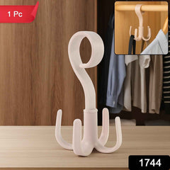 360° Rotating Multipurpose Hook Hanger – Space-Saving Organizer