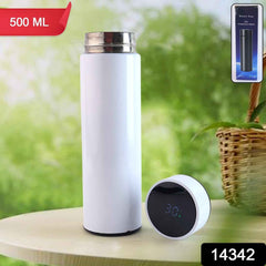 Vacuum Insulated Water Bottle – 500ML LED Temperature Display
