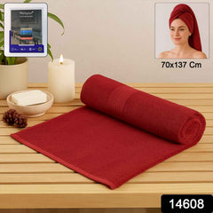 Cotton Bath Towel – Soft, Absorbent & Quick-Dry 70x137 cm