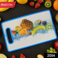 Fruit Print Cutting Board – Large 36x22 cm Kitchen Chopping Board