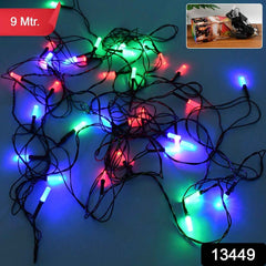 Multi-Color LED Decorative String Lights – 9 Meter Festive Glow