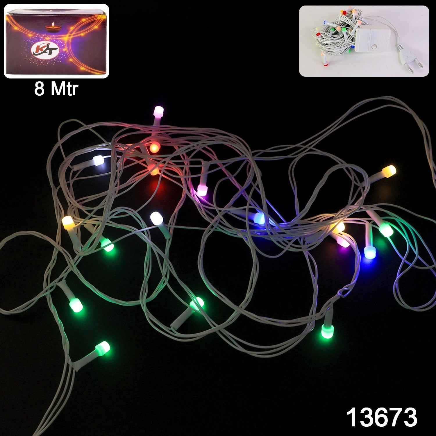 Multi-Color LED String Light – 8 Meter Festive Decoration