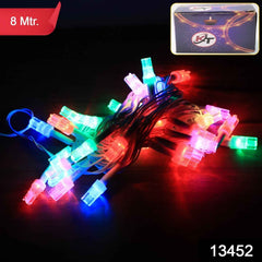 LED Decorative String Fairy Lights – 8 Meter Multi-Color Vibrant Glow