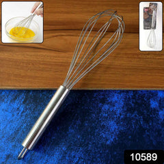 Stainless Steel Wire Whisk – Durable, Comfortable Mixing Tool