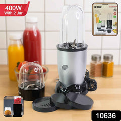 Orbit 400W Multi-Purpose Bullet Mixer – Compact Blender with Dual Jars