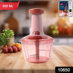 Vegetable Chopper – 800 ML Capacity Manual Food Cutter