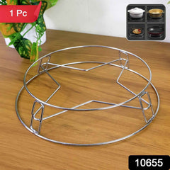 Stainless Steel Gas Stove Stand – Heavy Duty Cooking Support Ring